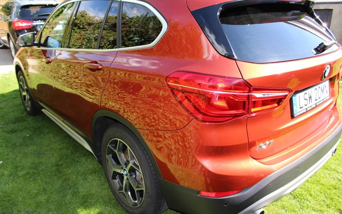 BMW X1 cena 99900 przebieg: 69000, rok produkcji 2019 z Piaski małe 596